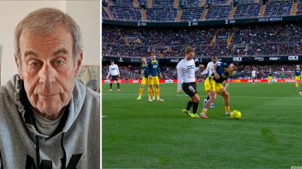 La tremendo enfado de Tomás Guasch con el penalti pitado en contra del Espanyol y que le dio la victoria al Valencia