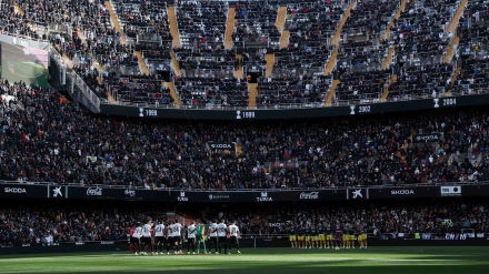 Valencia y Espanyol jugaron un vibrante partido el sábado pasado en Mestalla.