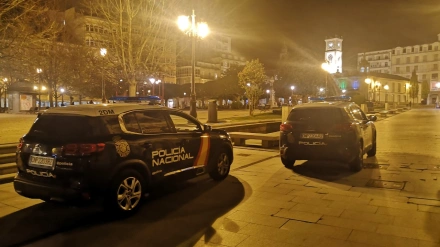 Patrullas de la Policía Nacional en Lugo