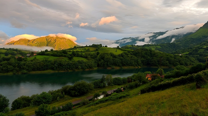 Paisaje del concejo de Morcín