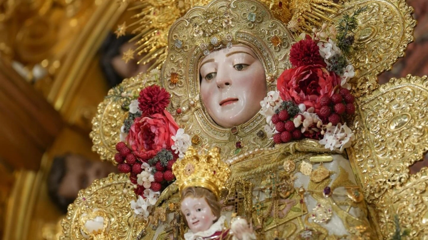 Rostro de la Virgen del Rocío