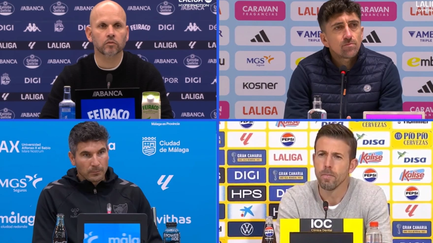 José Alberto, Pablo Hernández, Juanfran Funes y Luis García