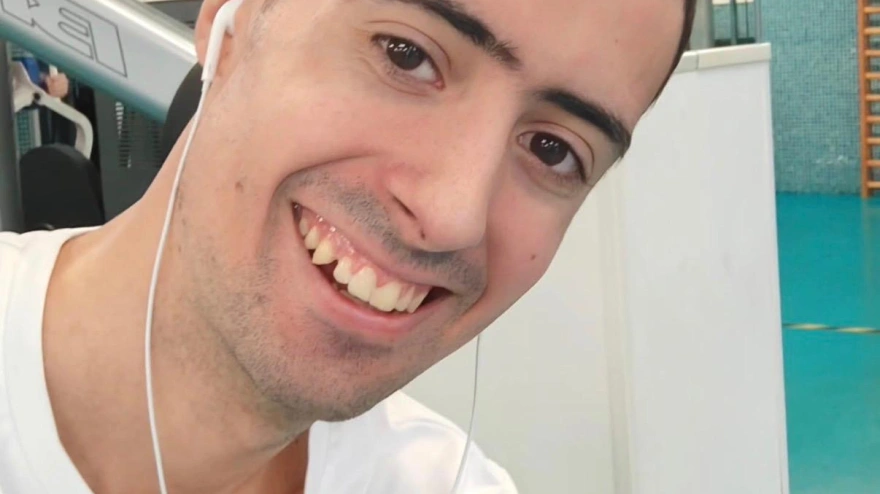 Jon, alumno de la Escuela de Formación de Asprodema-Rioja