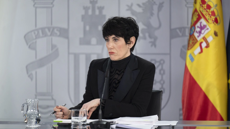 La ministra de Seguridad Social, Elma Saiz