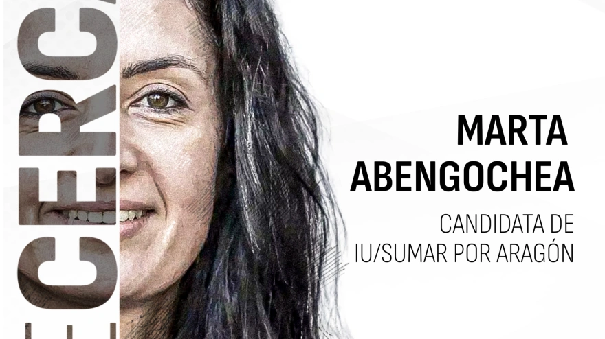 Marta Abengochea, candidata de IU - Movimiento Sumar a las elecciones de Aragón