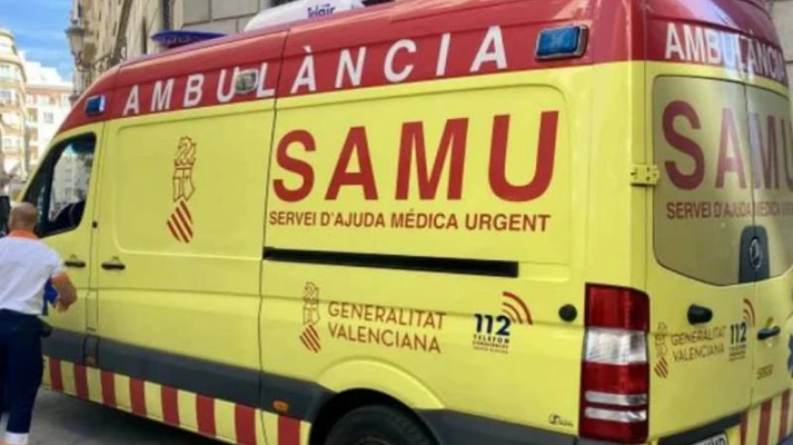 Imagen de archivo de una ambulancia SAMU