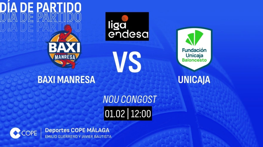 Unicaja comienza la segunda vuelta en Manresa