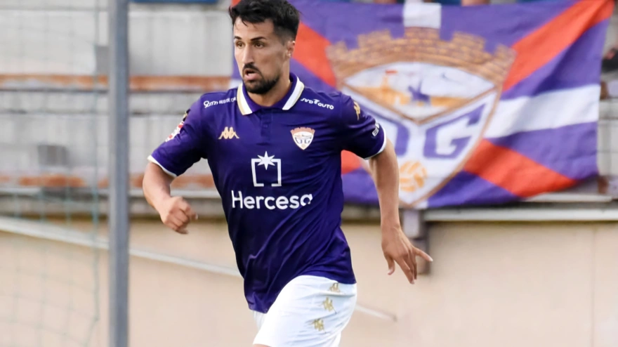 Jorge Casado durante un partido