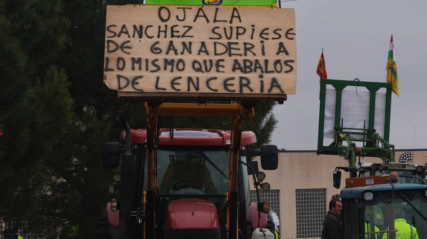 La imagen viral que resume el hartazgo de los agricultores riojanos