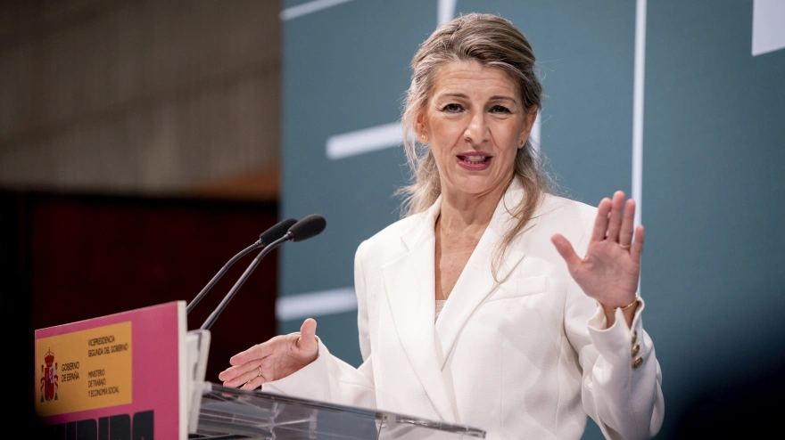 La ministra de Trabajo, Yolanda Díaz