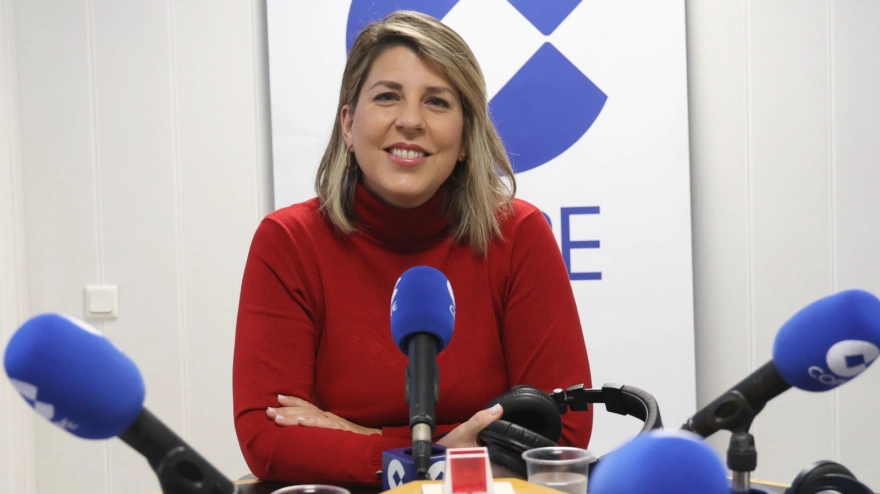 Noelia Arroyo, alcaldesa de Cartagena, en los estudios de COPE