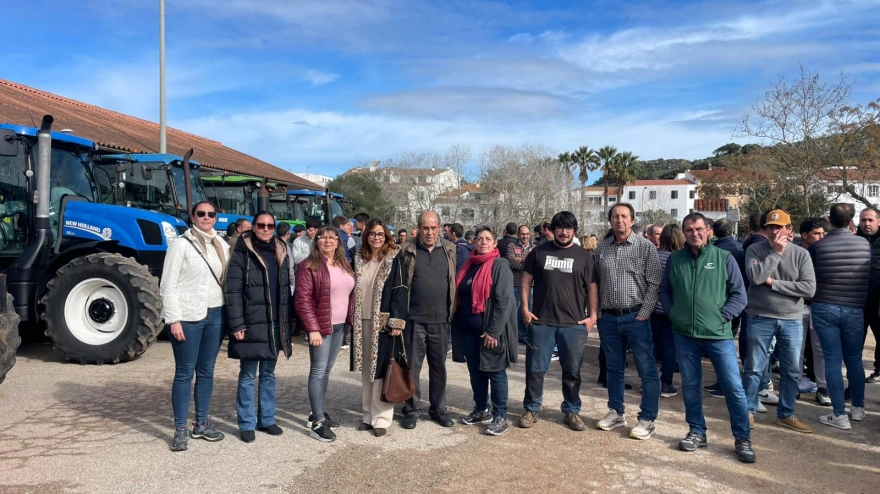 Manifestación campo menorquín