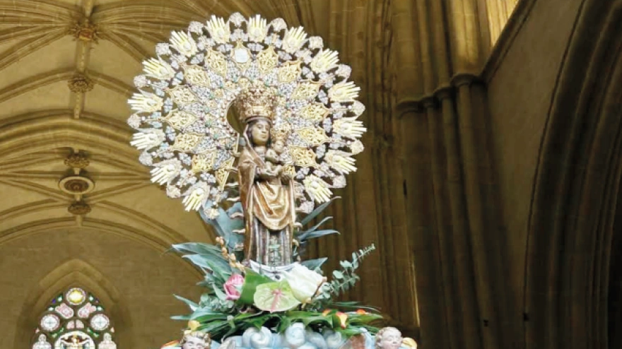 Imagen de la Virgen de la Calle de Palencia
