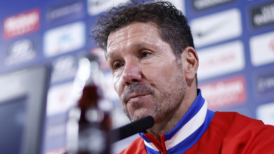 Diego Pablo Simeone, en rueda de prensa