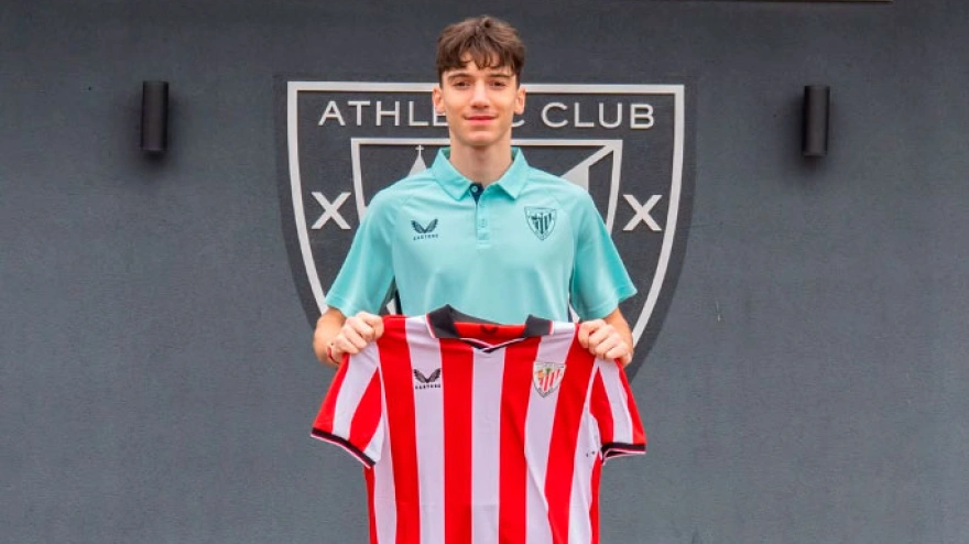 El hijo de Tayfun ha firmado por el Athletic hasta junio de 2028.