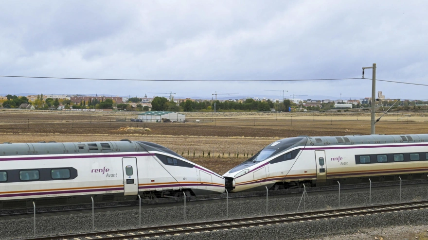 Un tren AVE en Ciudad Real
