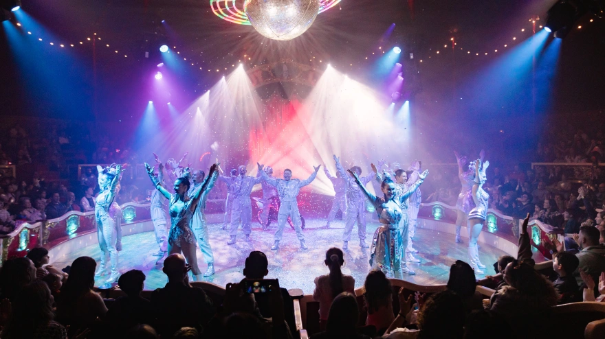 Imagen de una representación del espectáculo 'Cyborg', que llega ahora a Alicante.