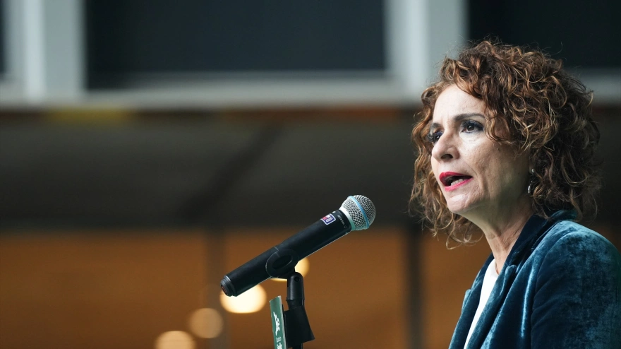 La vicepresidenta primera del Gobierno y ministra de Hacienda, María Jesús Montero