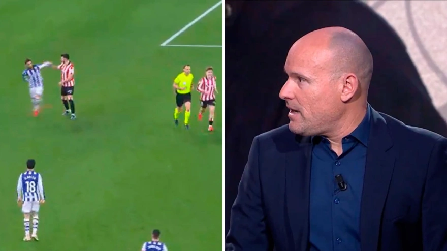 La indignación del excolegiado internacional Mateu Lahoz por la expulsión de Brais Méndez en el derbi vasco