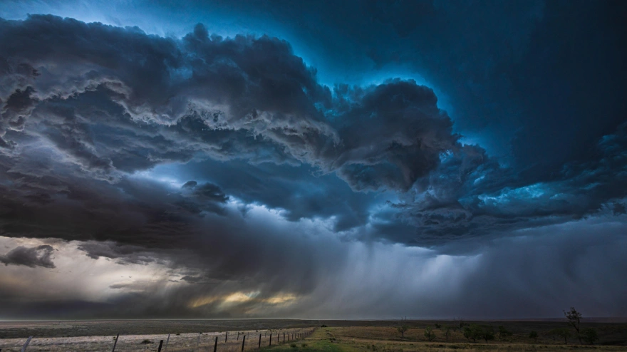 2JW1RW9 Storm over Norcatur, Kansas