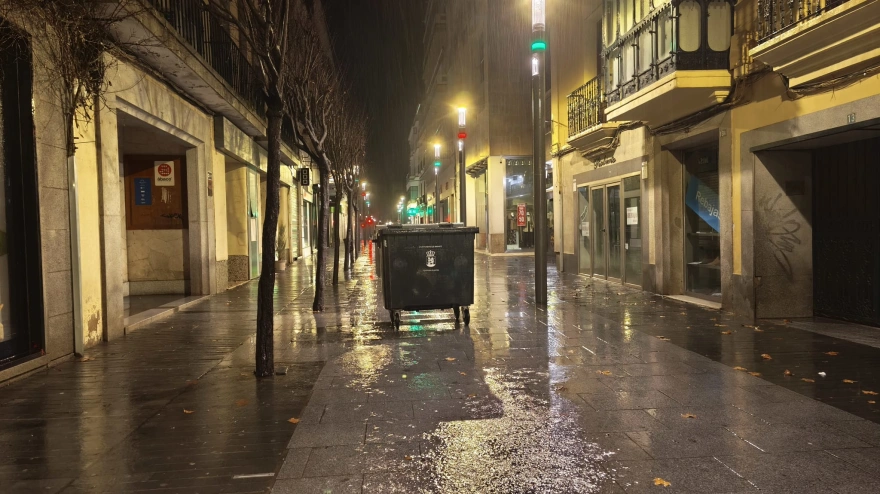 Calle Menacho, en Badajoz