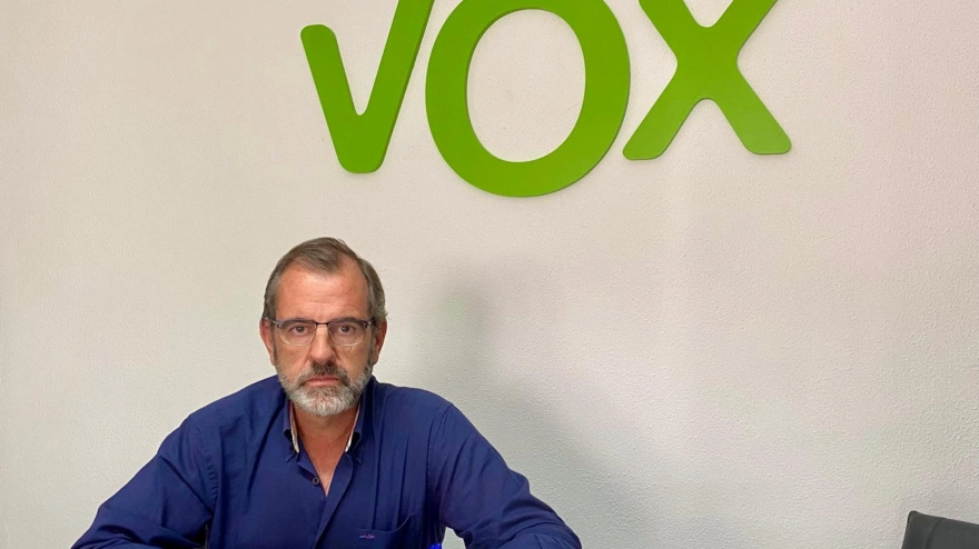 Eduardo Gutiérrez, portavoz del grupo municipal de VOX en el ayuntamiento de Cáceres