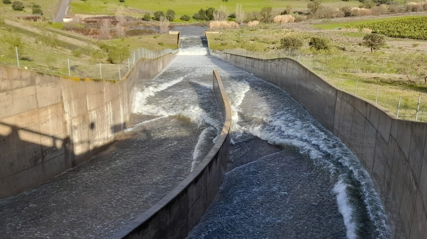 05/02/2026 Presa de Villalba comienza a aliviar aguaSOCIEDAD ESPAÑA EUROPA EXTREMADURACHG