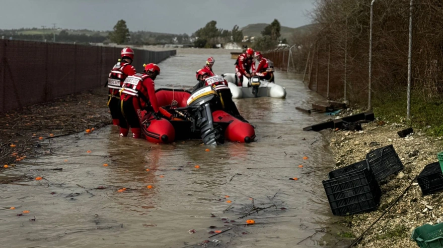 Equipo Cruz Roja de rescate en Jerez