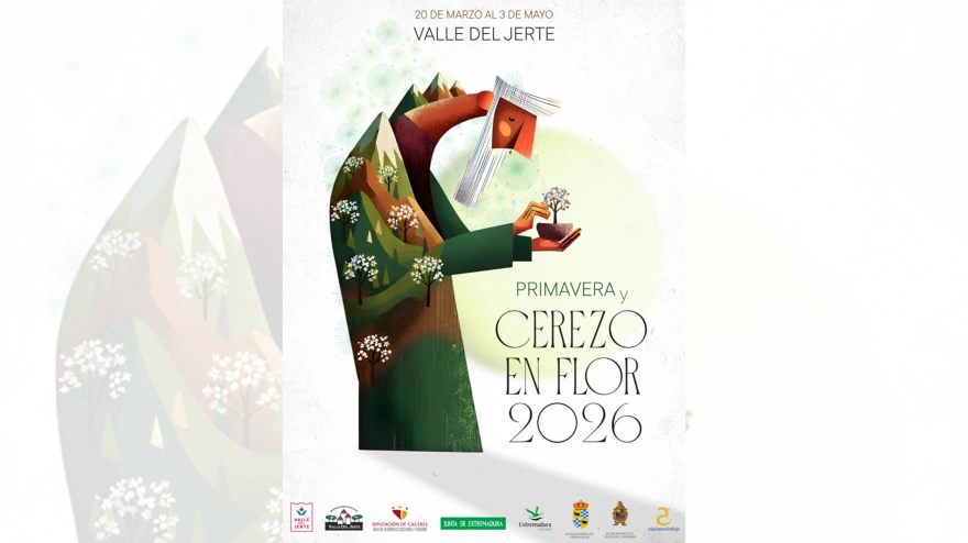 Cartel anunciador del Cerezo en Flor 2026