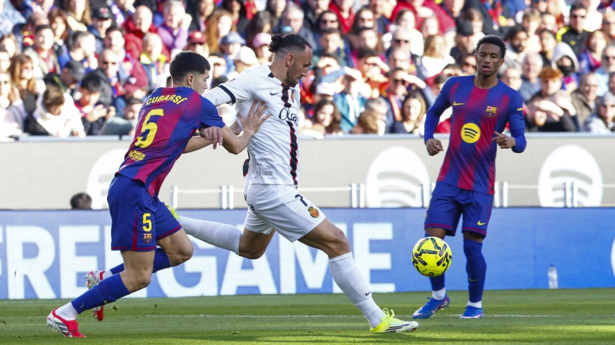 Cubarsí presiona a Muriqi, en el Barcelona - Mallorca