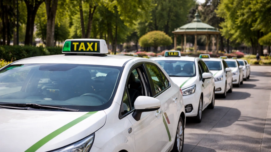 Imagen recreada de taxis