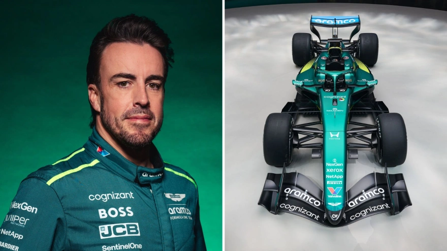 Fernando Alonso y el nuevo AMR26