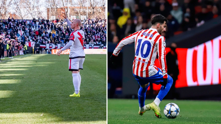 Imágenes del Estadio de Vallecas y del Estadio Metropolitano durante la temporada 2025-2026
