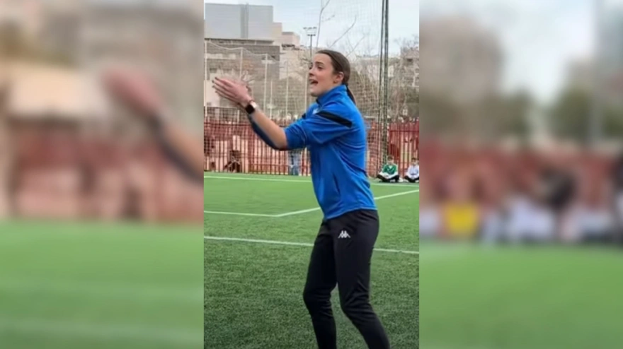 Fotografía recurso de una captura en el que aparece Celia Camarasa