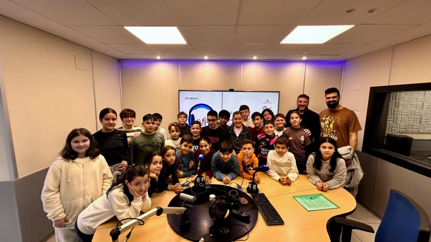 Alumnos del CEIP Cronista Rey Díaz