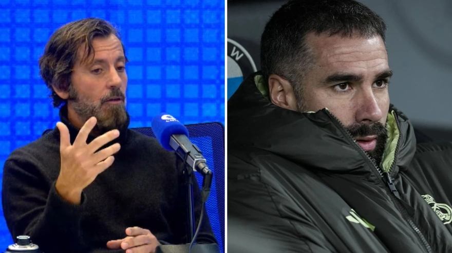 Quique Sánchez Flores y Dani Carvajal