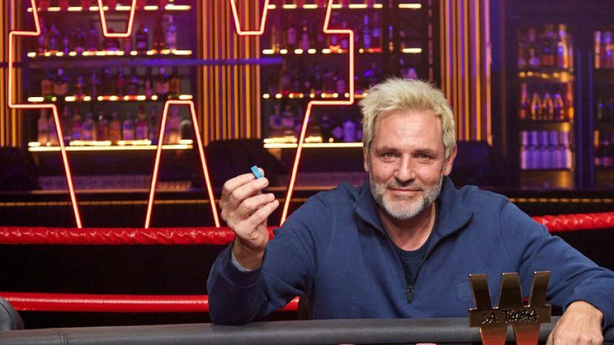 Santi Cañizares en el torneo de póker