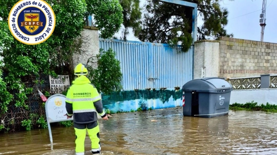Inundaciones en Chiclana (Cádiz)