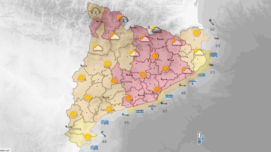 Mañana Cataluña suspende todas las actividades no esenciales por la intensidad del viento