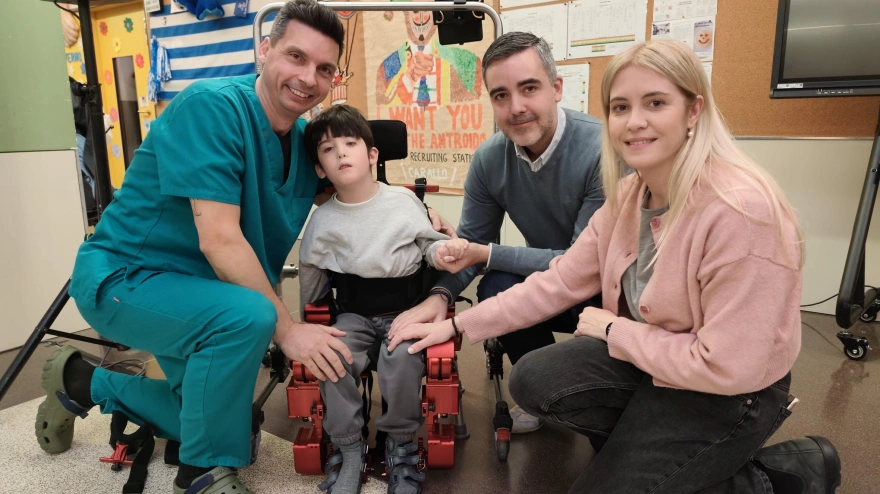 Exoesqueleto pediátrico adquirido por ASPACE Coruña