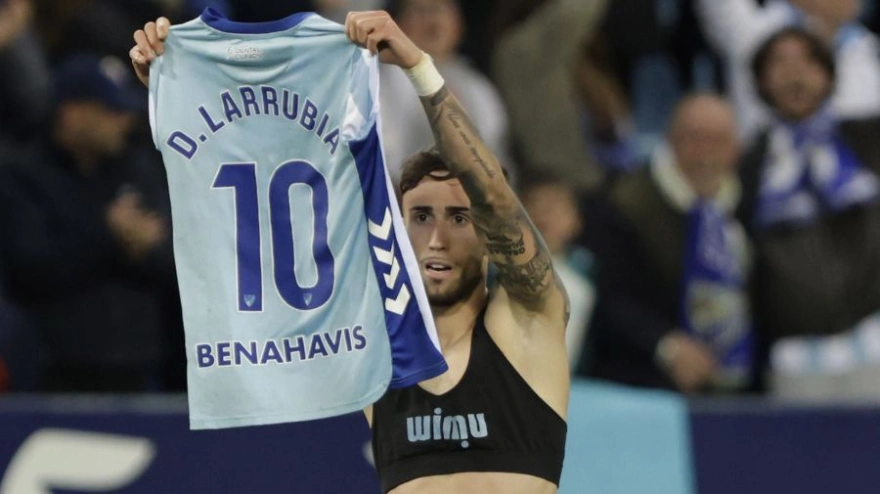 Larrubia es sinónimo del buen momento del Málaga