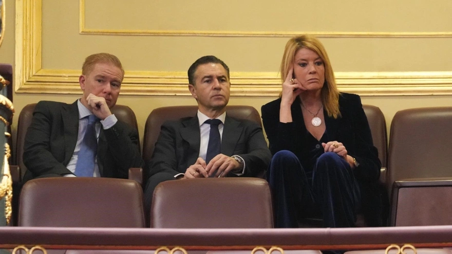 11/02/2026 La alcaldesa de Huelva, Pilar Miranda, este miércoles en el Congreso de los Diputados, acompañada por el primer teniente de alcalde del Ayuntamiento, Felipe Arias; y el concejal de Presidencia, Alfonso Castro.POLITICA ANDALUCÍA ESPAÑA EUROPA HUELVA SOCIEDADAYUNTAMIENTO DE HUELVA