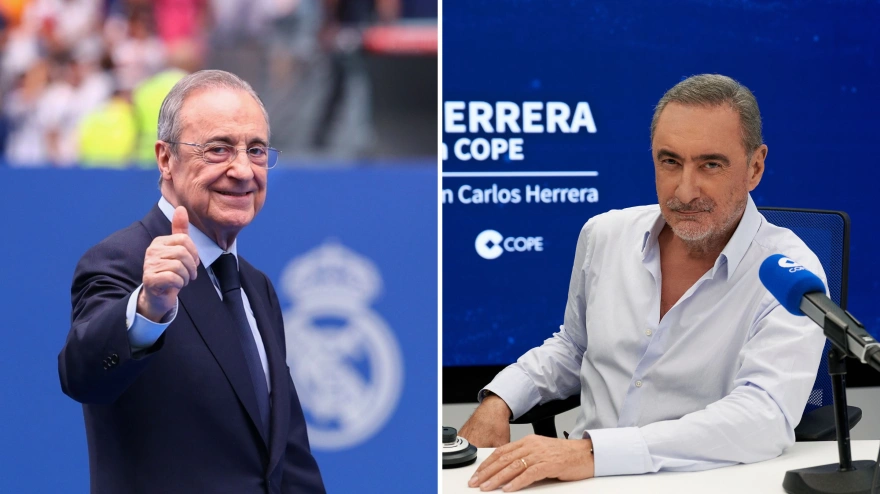 Florentino Pérez y Carlos Herrera