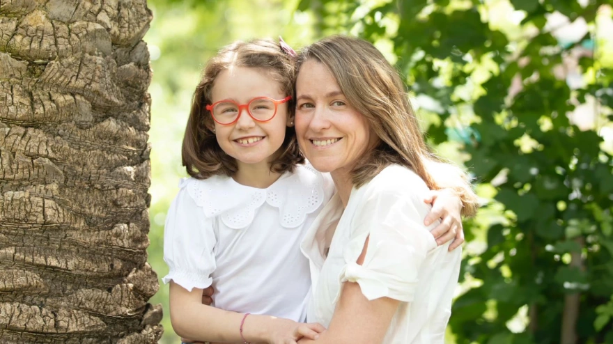 Elena y su madre Laura