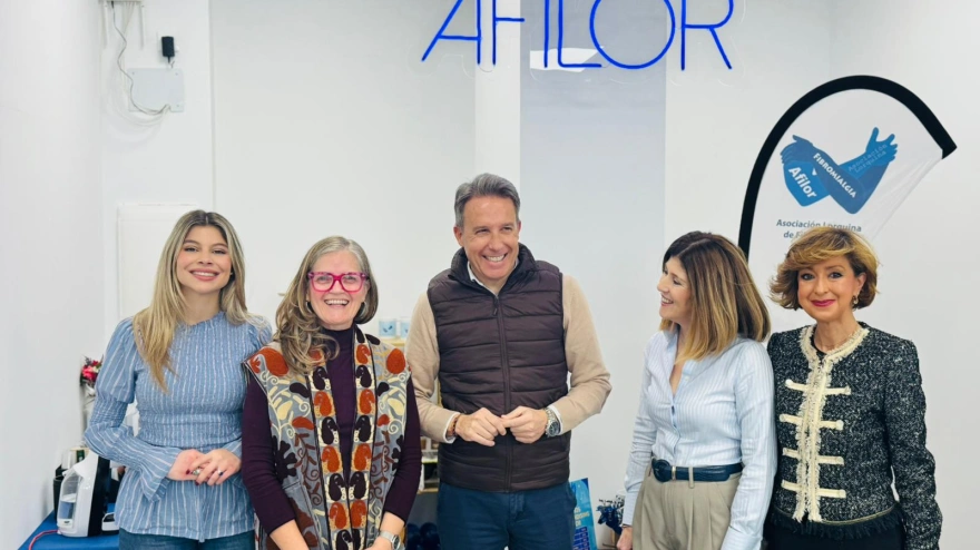 Momento de la inauguración de la nueva sede de AFILOR