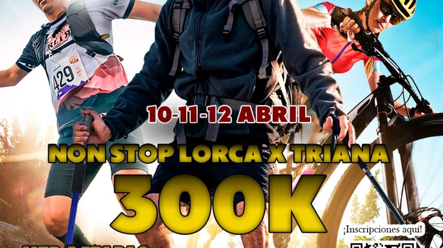 Cartel del evento solidario "Lorca Non Stop"