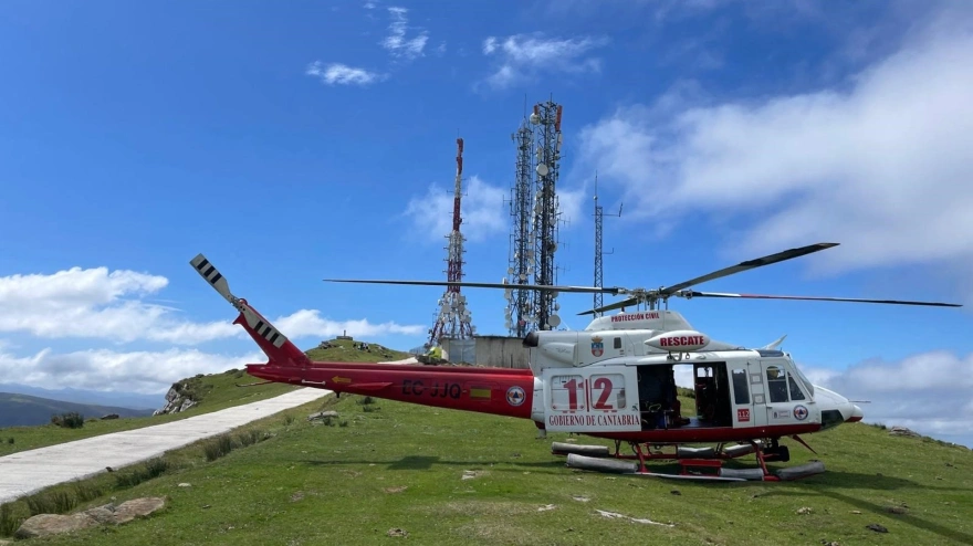 31/08/2025 Helicóptero. 112. Cantabria. Rescate. Traslado.SOCIEDAD ESPAÑA EUROPA CANTABRIA112 CANTABRIA