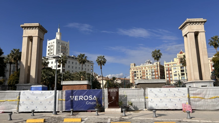 Pedestales sobre los que se colocarían las esculturas