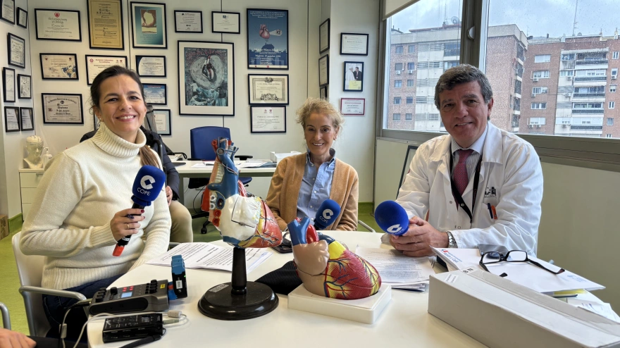 Irene Pozo, Milagros Sáez y José Luis Zamorano