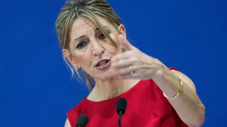 La vicepresidenta y ministra de Trabajo, Yolanda Díaz